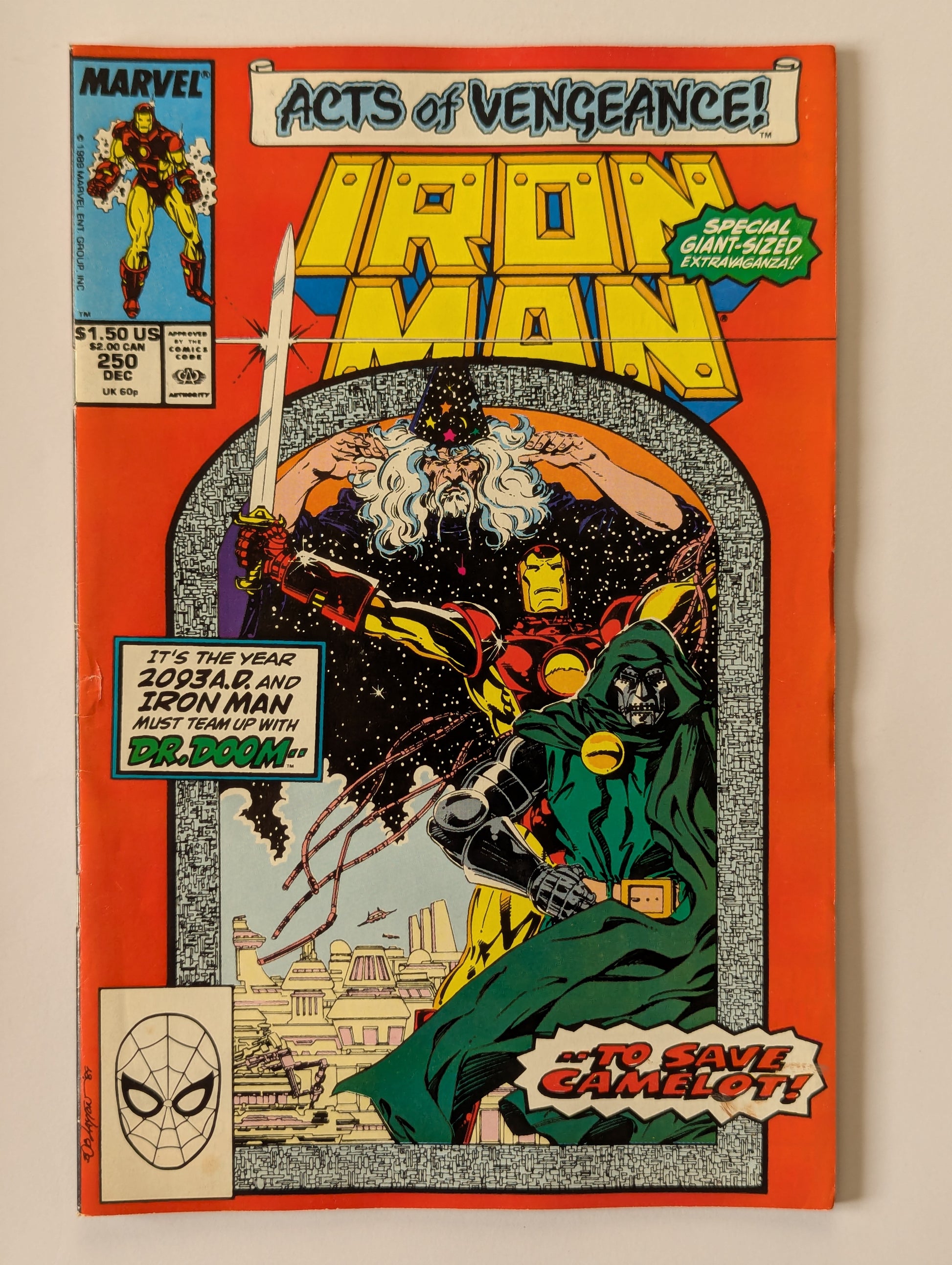 Iron Man #250 Marvel Comic Book