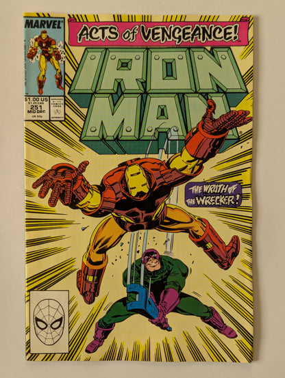 Iron Man #251 Marvel Comic Book