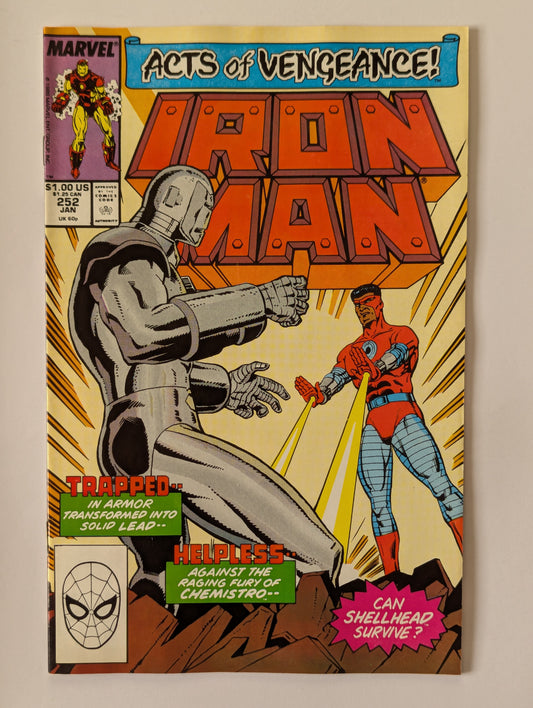 Iron Man #252 Marvel Comic Book
