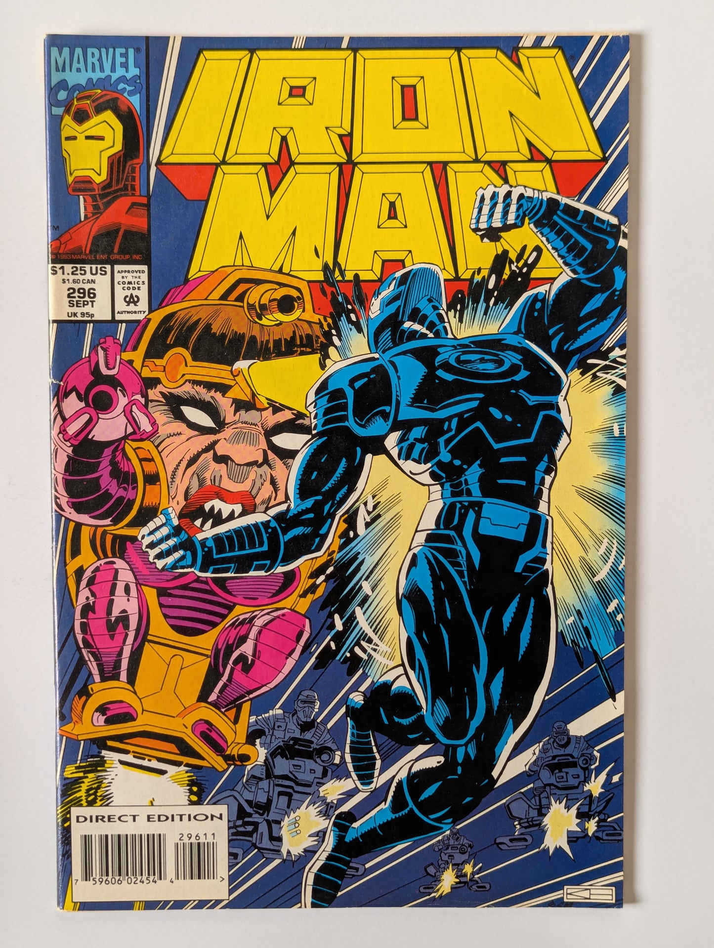 Iron Man #296 Marvel Comic Book