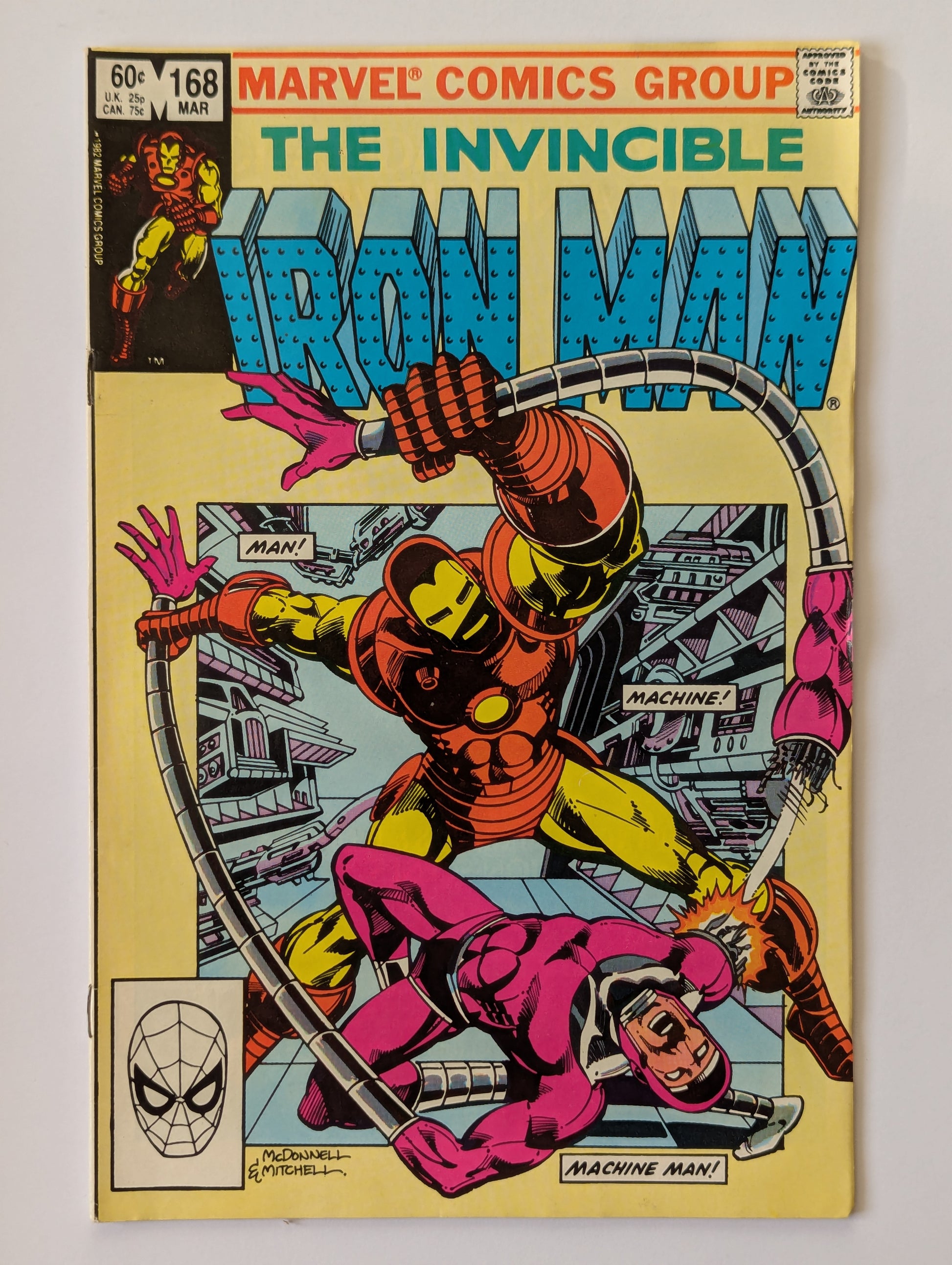 Iron Man #168 Marvel Comic Book