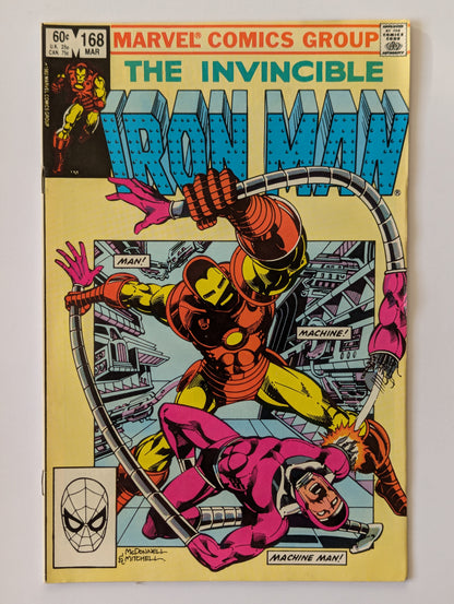 Iron Man #168 Marvel Comic Book