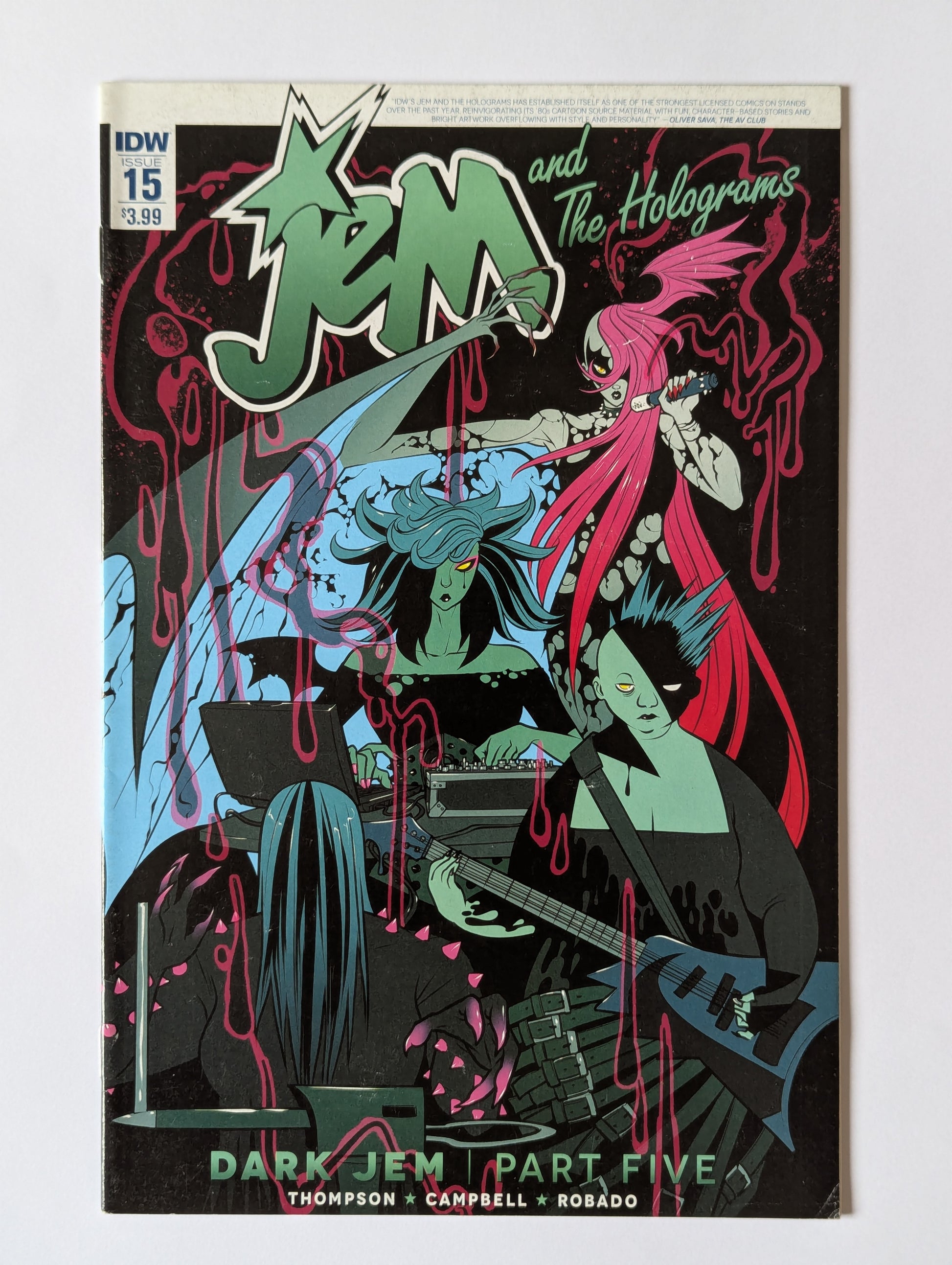 Jem and the Holograms #15 IDW Comic Book