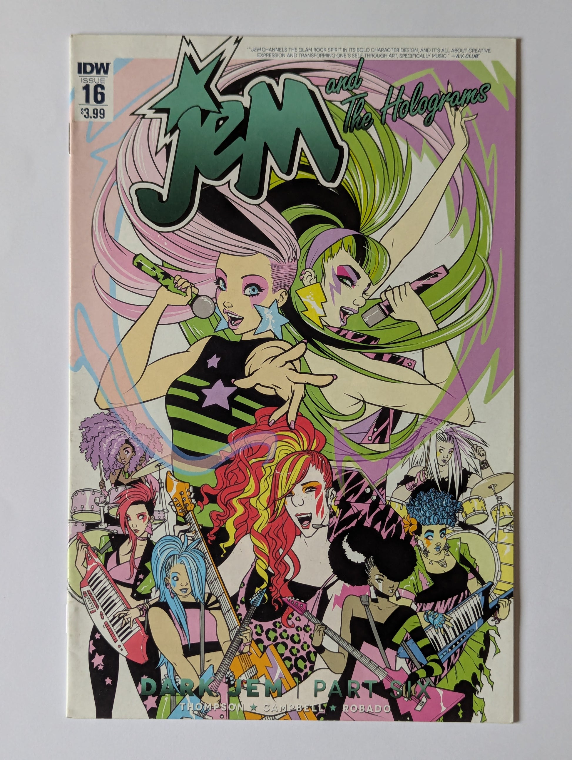 Jem and the Holograms #16 IDW Comic Book