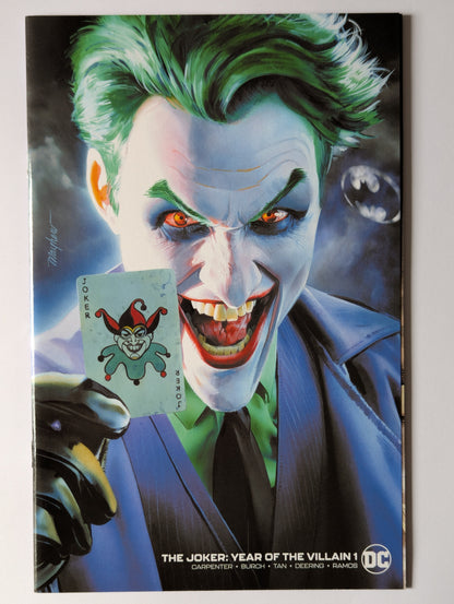 Joker Year of the Villain #1 Mike Mayhew Minimal Trade Dress Variant DC Comic Book