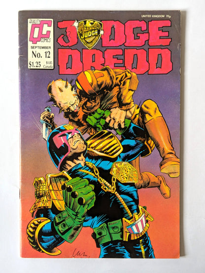 Judge Dredd #12 Fleetway Comic Book