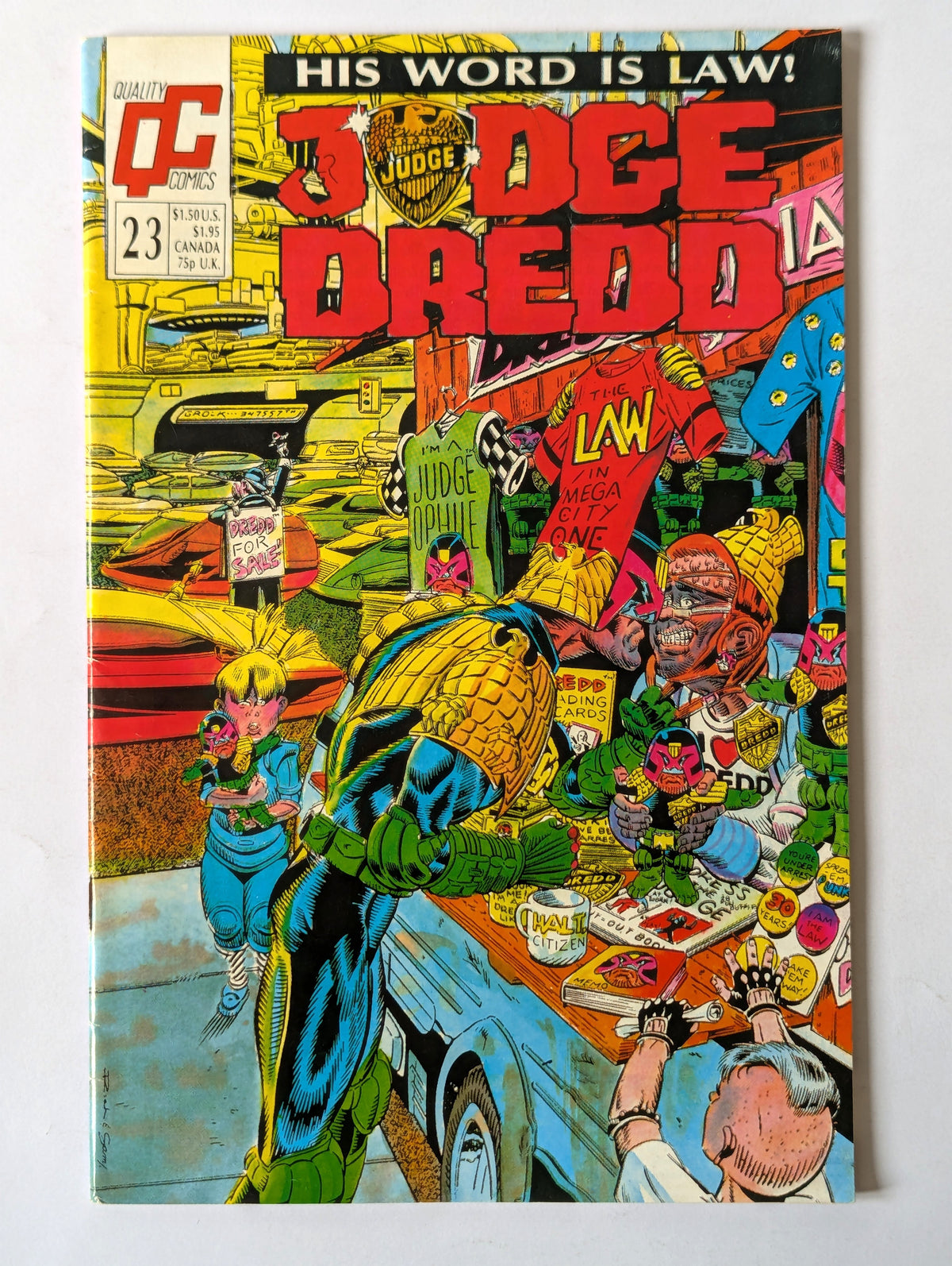 Judge Dredd #23 Fleetway Comic Book
