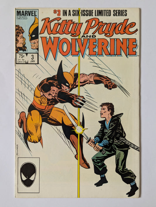 Kitty Pryde and Wolverine #3 Marvel Comic Book