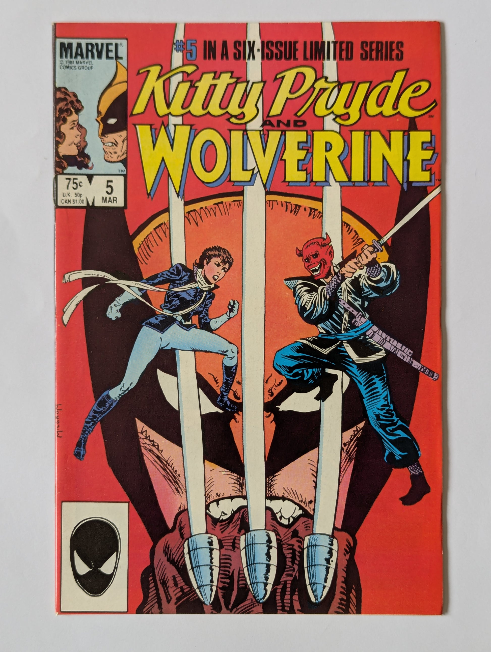 Kitty Pryde and Wolverine #5 Marvel Comic Book