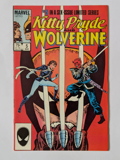 Kitty Pryde and Wolverine #5 Marvel Comic Book