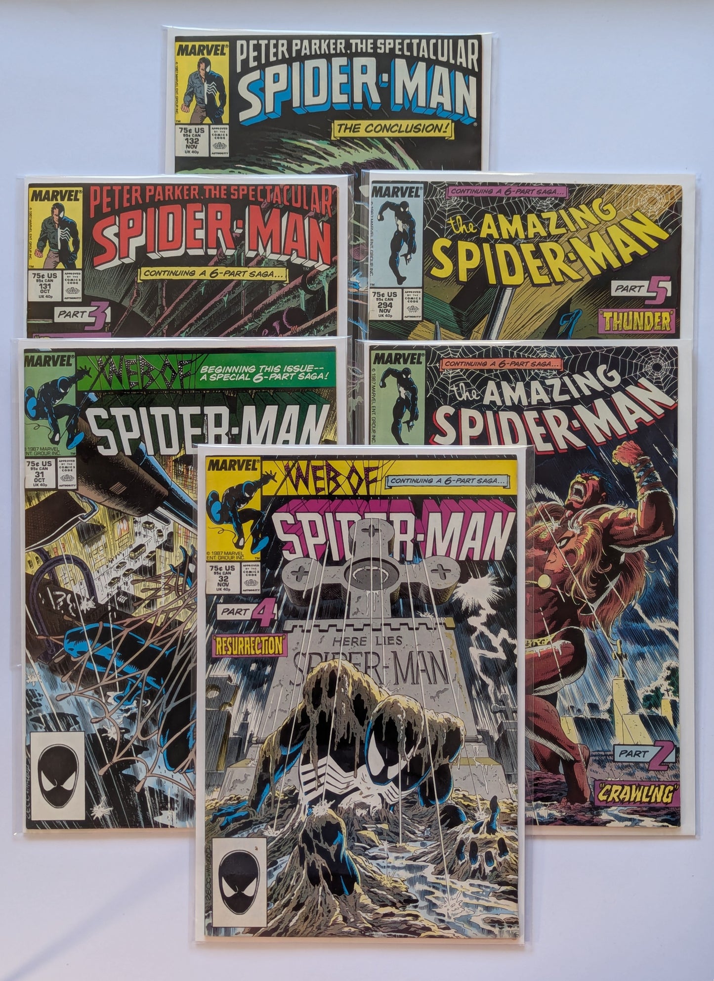 Spider-Man Kraven's Last Hunt Marvel Comic Book Collection