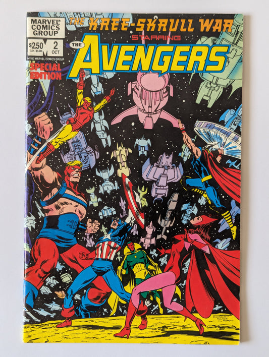 Kree-Skrull War Starring Avengers #2 Marvel Comic Book