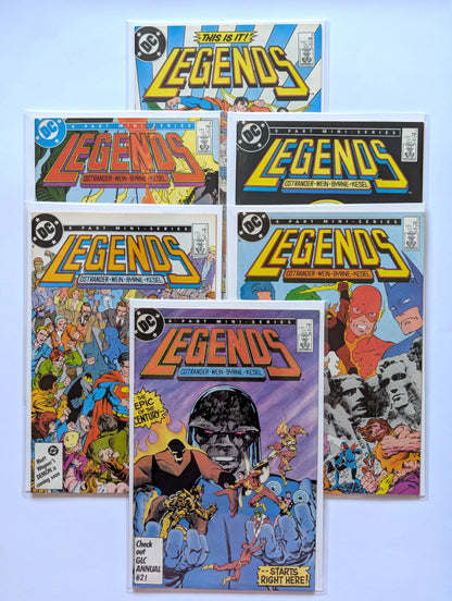Legends #1-6 Complete DC Limited Series Comic Set