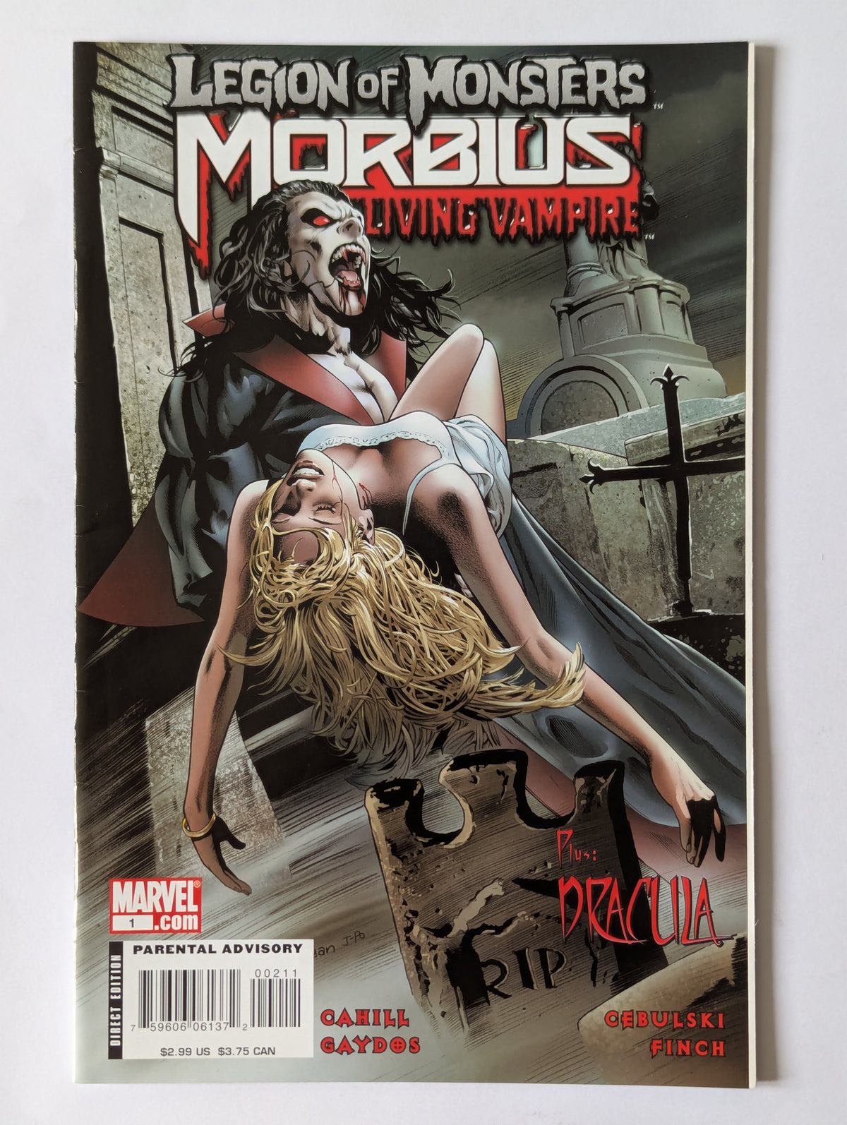 Legion of Monsters Morbius #1 Marvel Comic Book