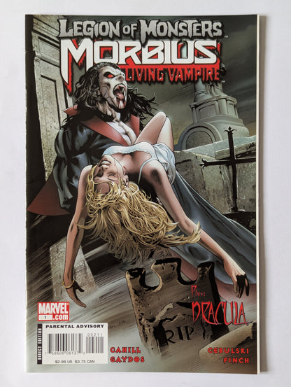 Legion of Monsters Morbius #1 Marvel Comic Book