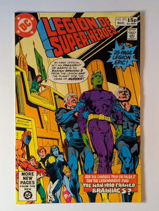 Legion of Super-Heroes #273 DC Comic Book