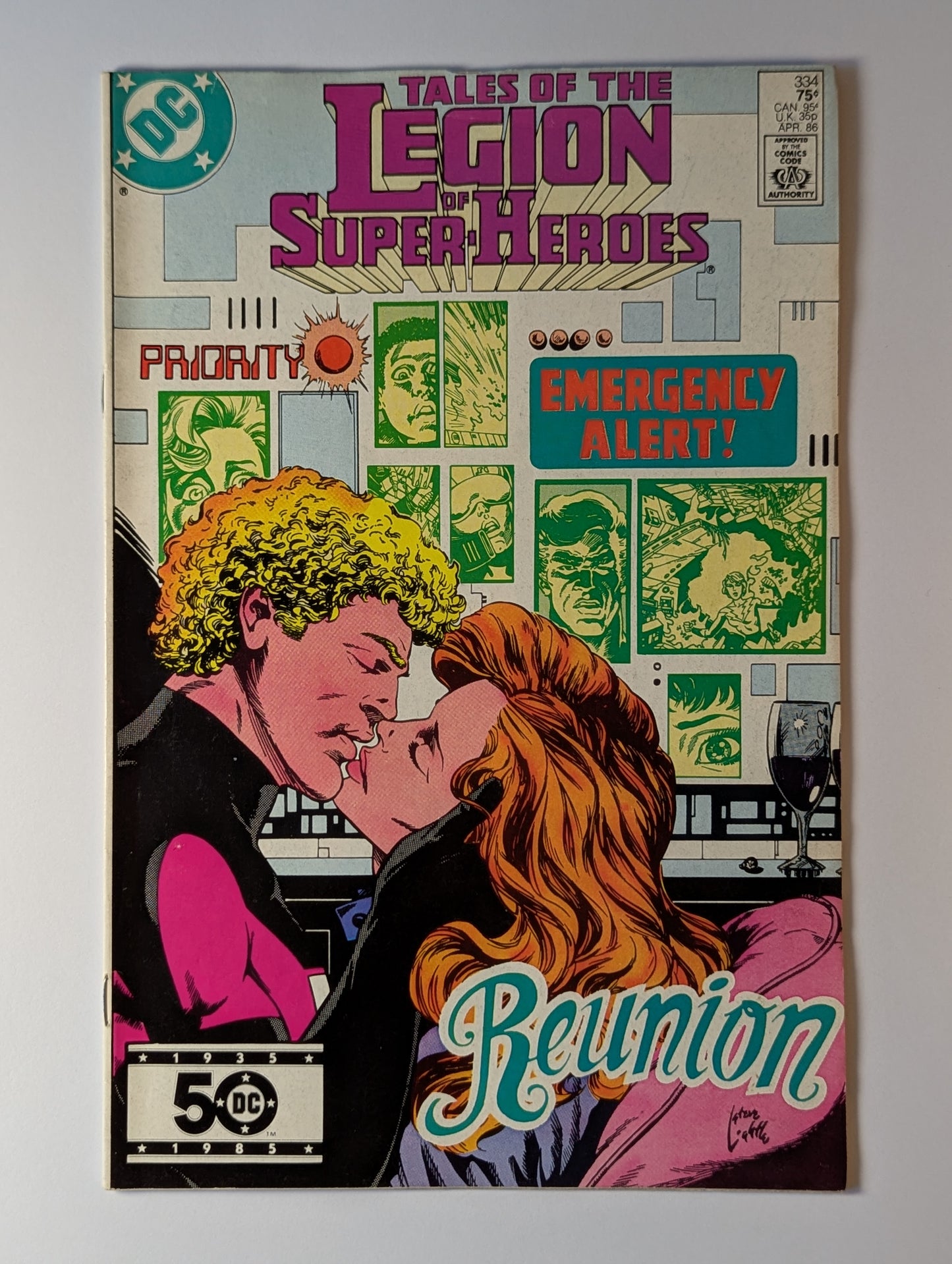 Legion of Super-Heroes #334 DC Comic Book