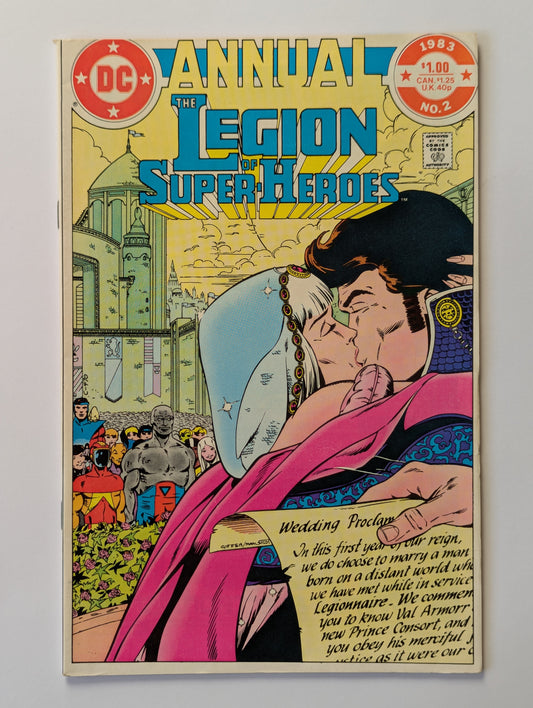 Legion of Super-Heroes Annual #2 DC Comic Book