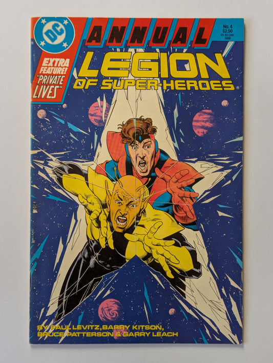 Legion of Super-Heroes Annual #4 DC Comic Book