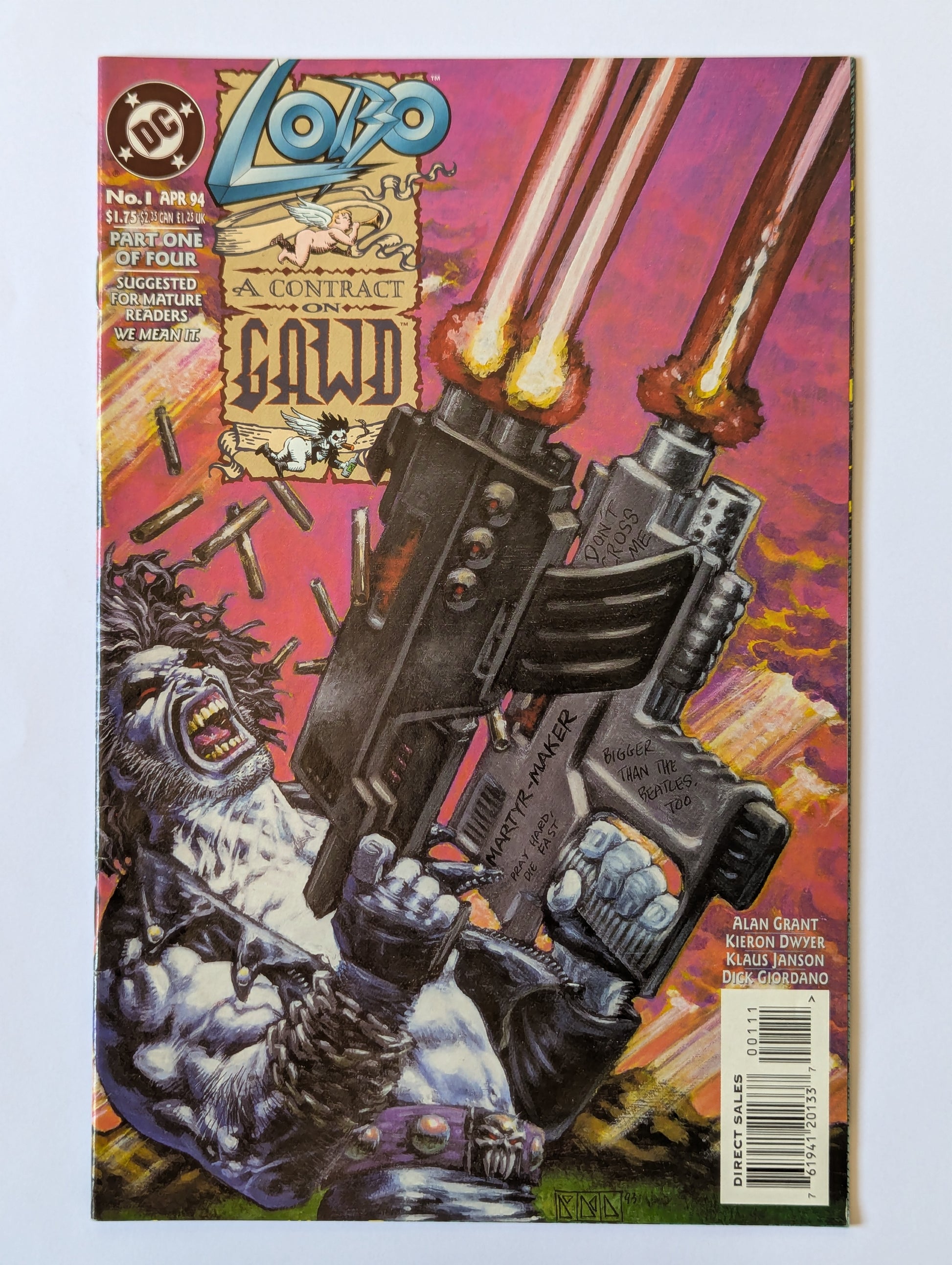 Lobo A Contract on Gawd #1 DC Comic Book