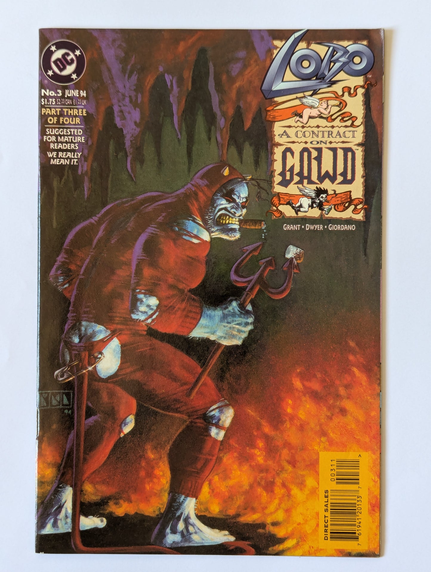 Lobo A Contract on Gawd #3 DC Comic Book