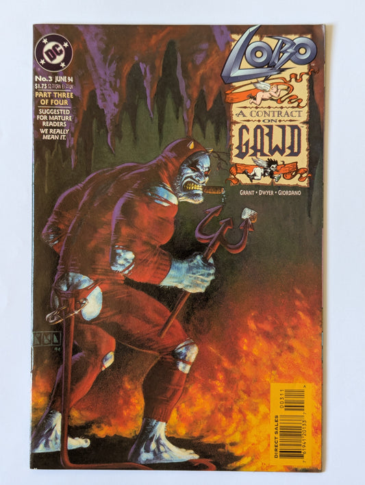 Lobo A Contract on Gawd #3 DC Comic Book