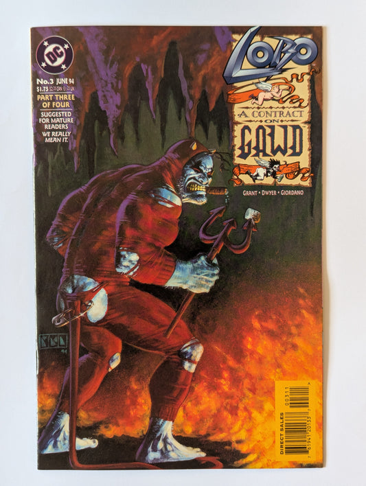 Lobo A Contract on Gawd #3 DC Comic Book