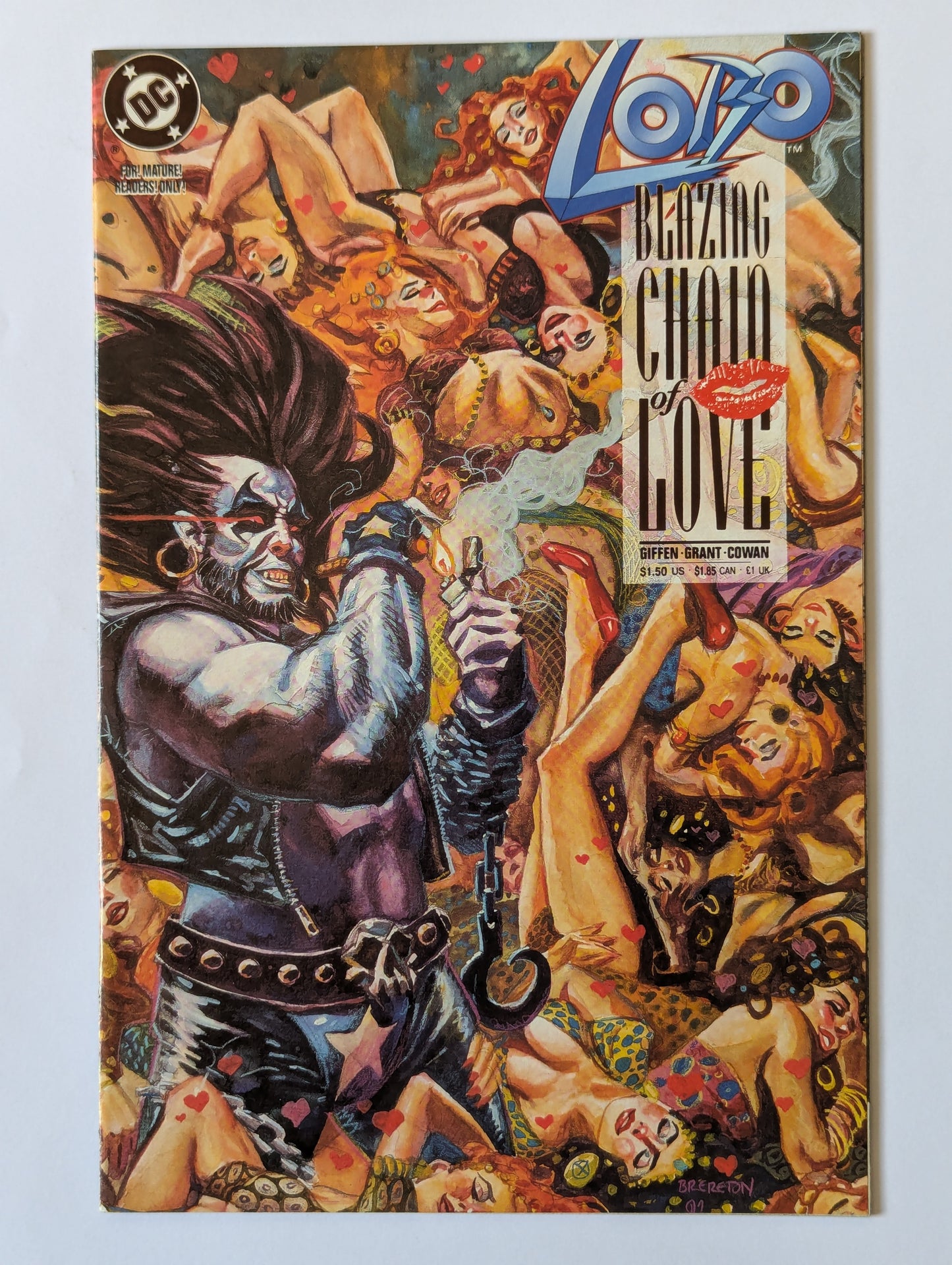 Lobo Blazing Chain Love #1 DC Comic Book