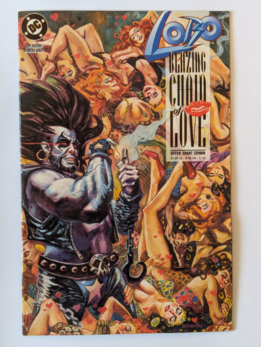 Lobo Blazing Chain Love DC Comic Book
