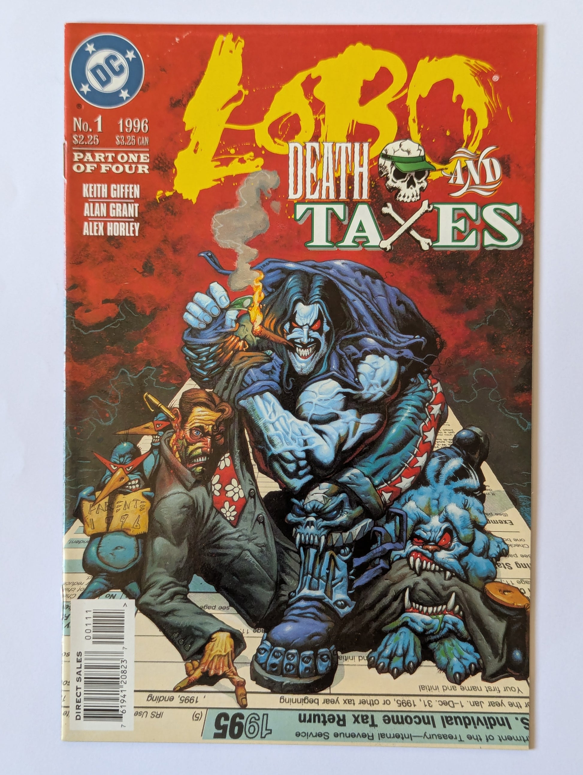 Lobo Death and Taxes #1 DC Comic Book