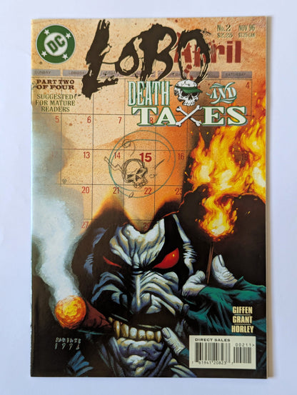Lobo Death and Taxes #2 DC Comic Book