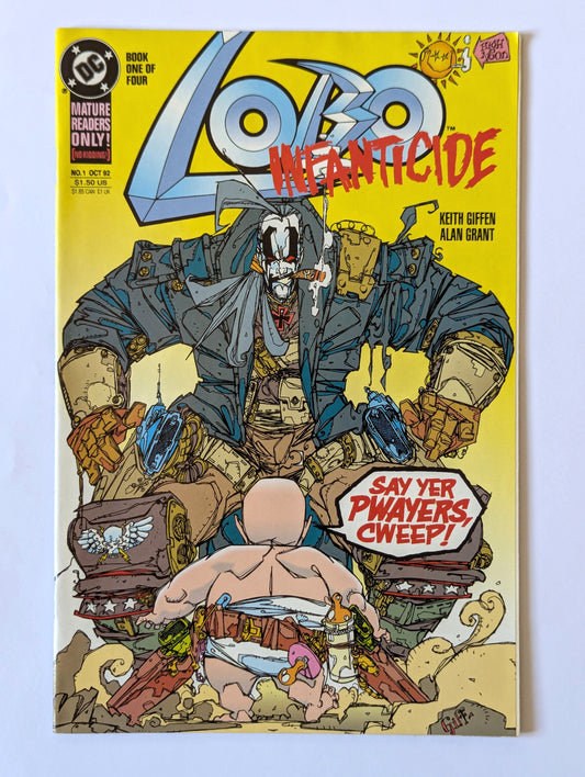 Lobo Infanticide #1 DC Comic Book