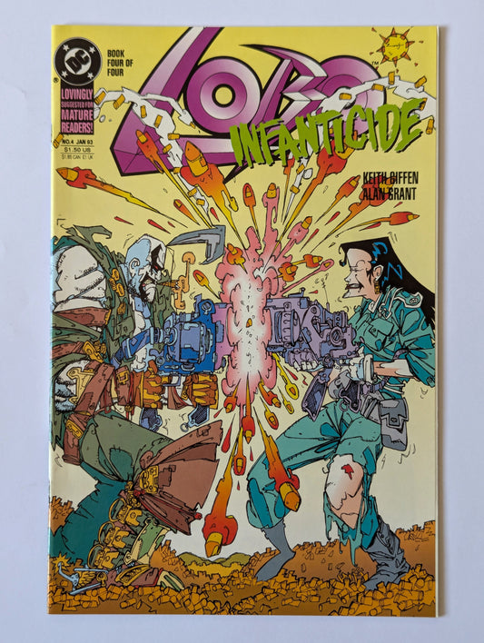 Lobo Infanticide #4 DC Comic Book