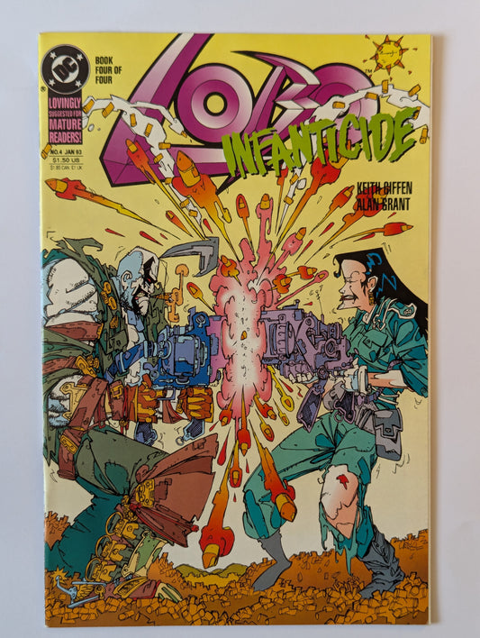 Lobo Infanticide #4 DC Comic Book