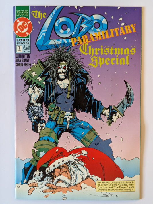 Lobo Paramilitary Christmas Special #1 DC Comic Book