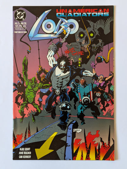 Lobo Unamerican Gladiators #1 DC Comic Book