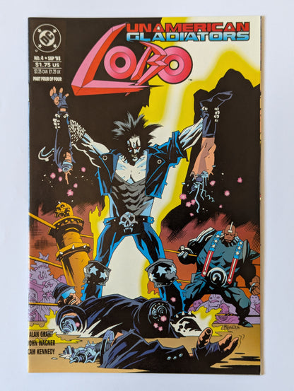Lobo Unamerican Gladiators #4 DC Comic Book