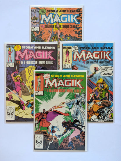 Magik #1-4 Limited Series Marvel Comic Book Set