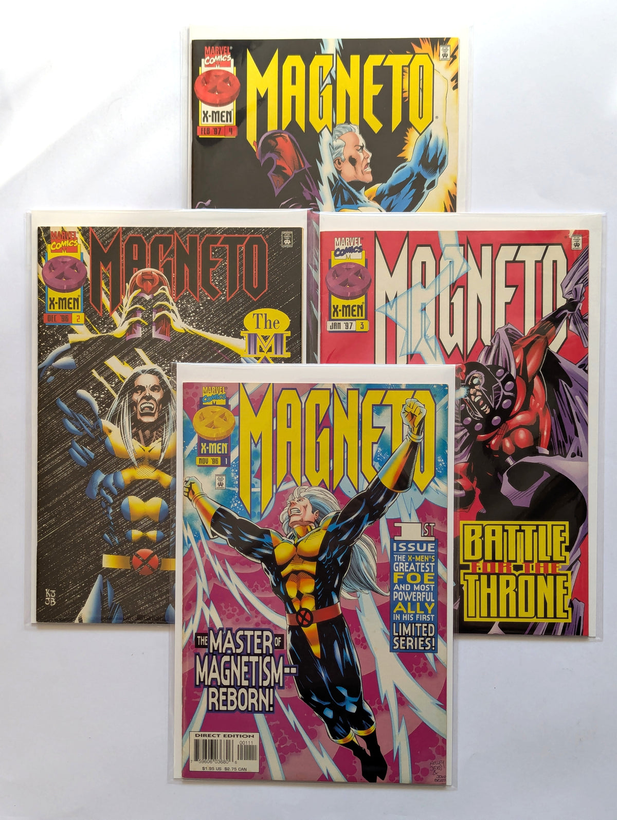 Magneto #1-4 Limited Series Marvel Comic Book Set