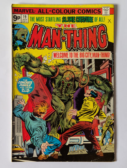 Man-Thing #19 Marvel Comic Book