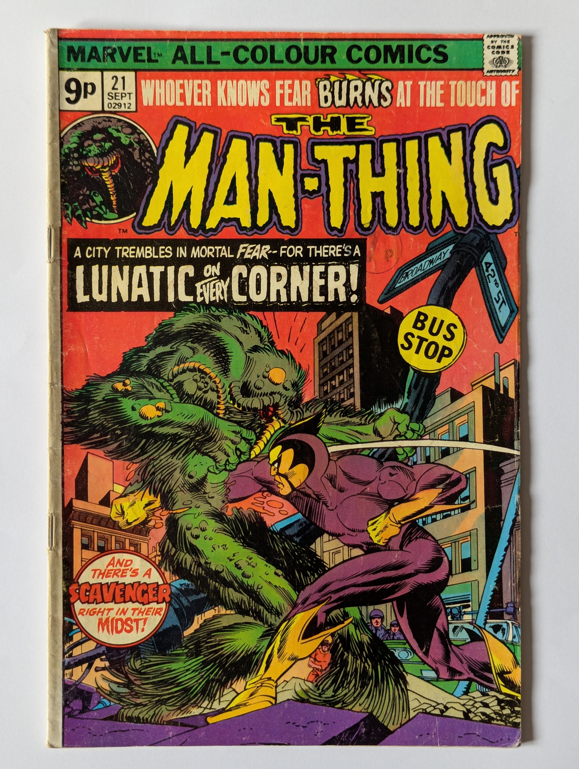 Man-Thing #21 Marvel Comic Book