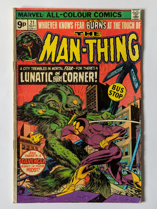 Man-Thing #21 Marvel Comic Book