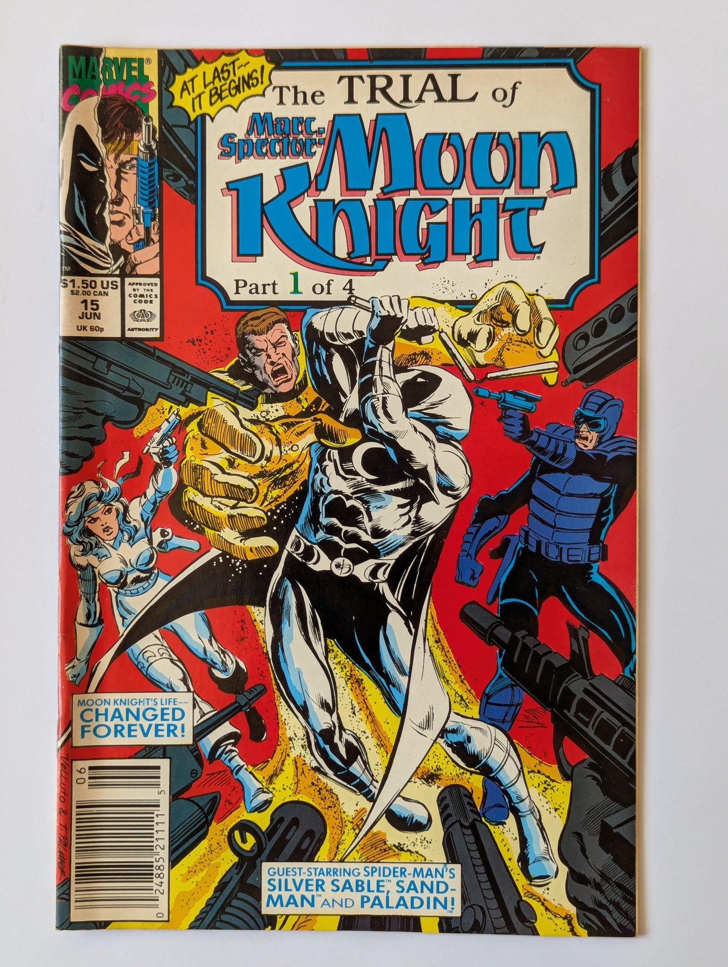 Marc Spector Moon Knight #15 Marvel Comic Book