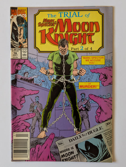 Marc Spector Moon Knight #16 Marvel Comic Book