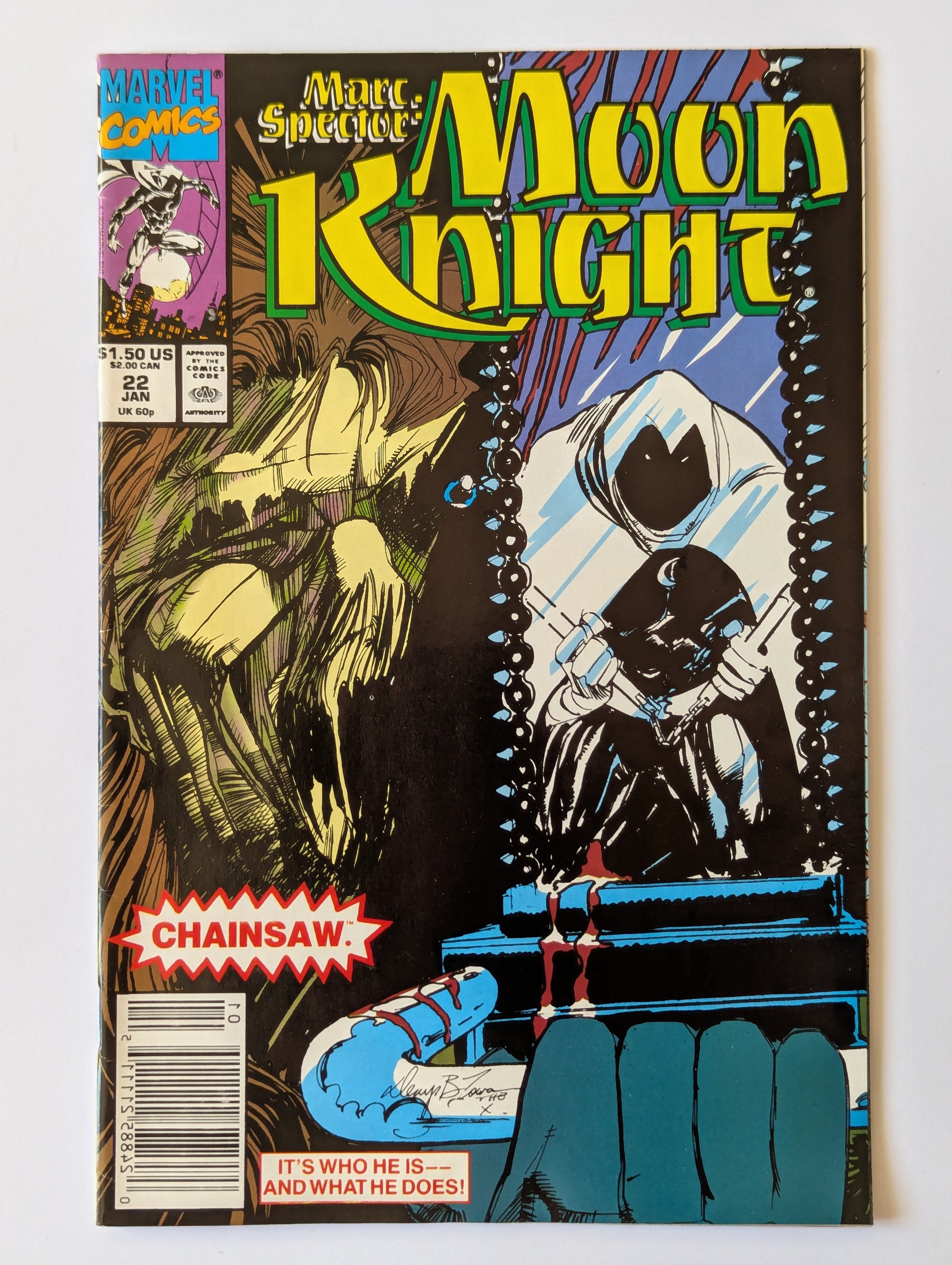 Marc Spector Moon Knight #22 Marvel Comic Book