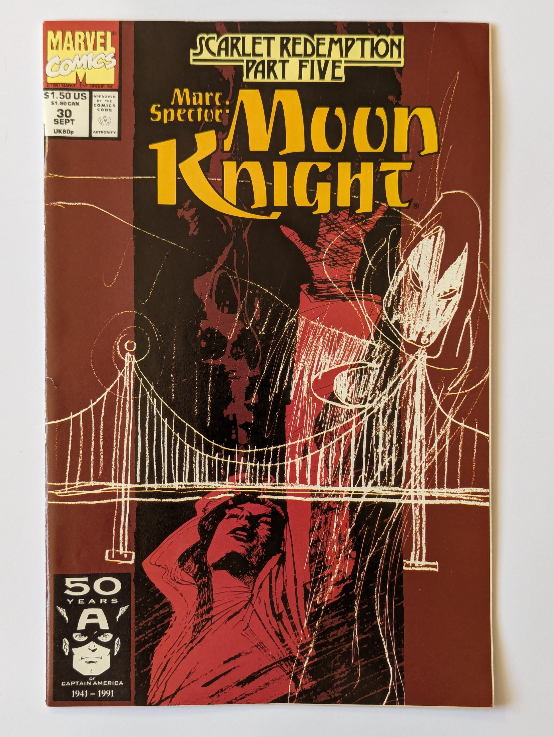 Marc Spector Moon Knight #30 Marvel Comic Book