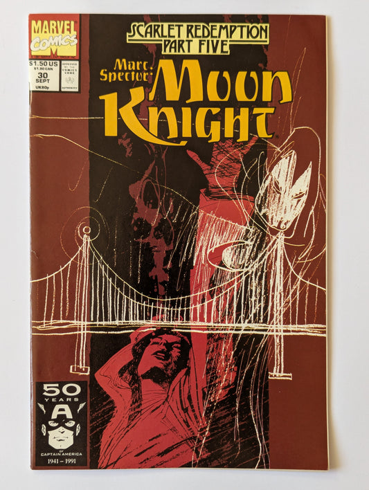 Marc Spector Moon Knight #30 Marvel Comic Book