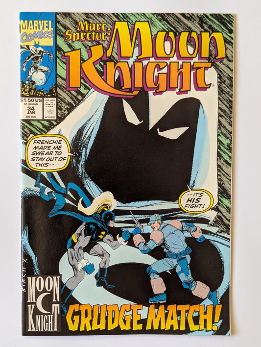 Marc Spector Moon Knight #34 Marvel Comic Book
