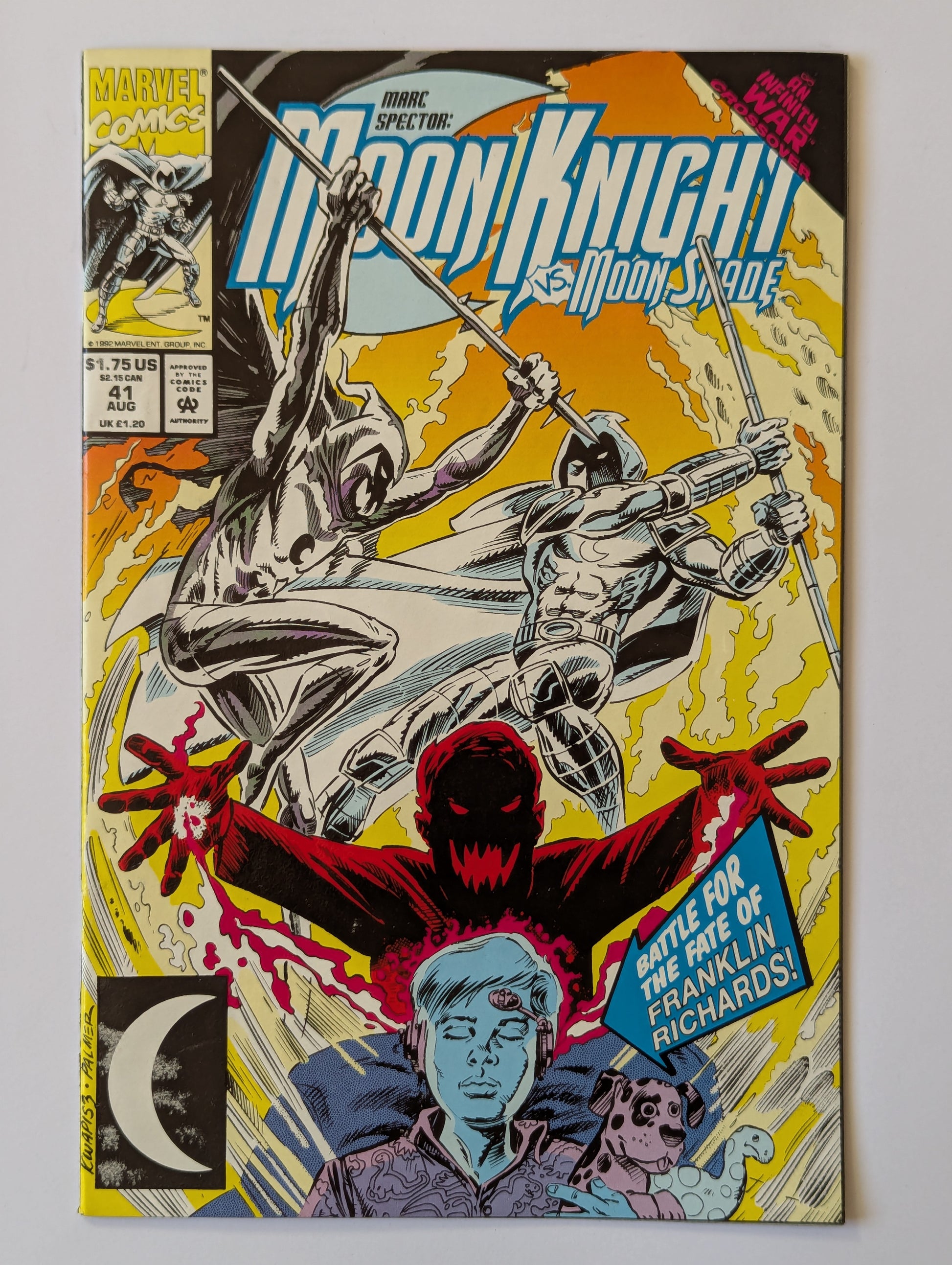 Marc Spector Moon Knight #41 Marvel Comic Book