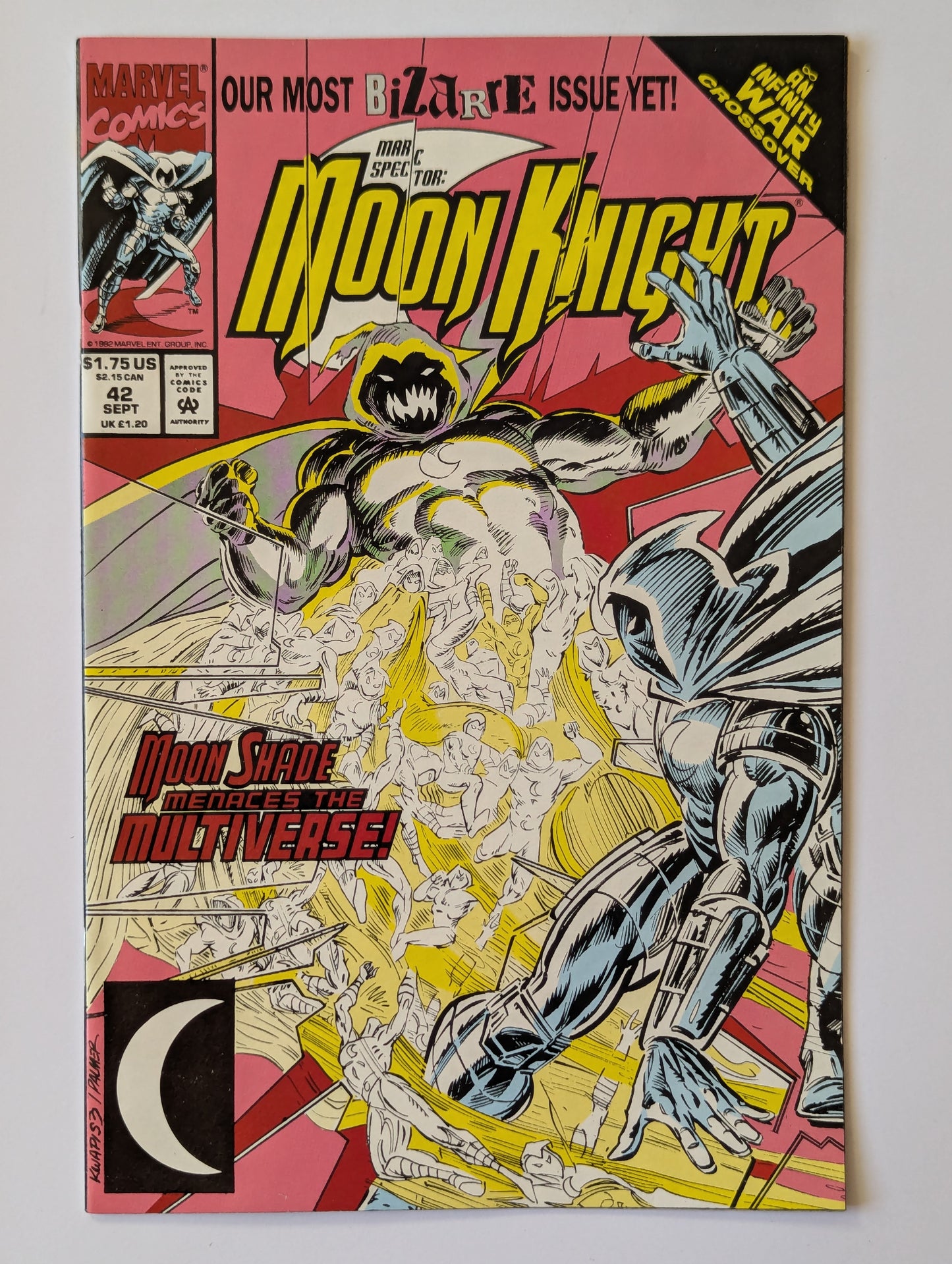 Marc Spector Moon Knight #42 Marvel Comic Book